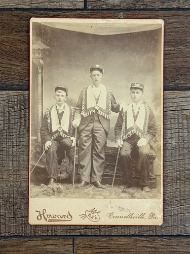 Cabinet card soldiers 106th - cabinet,